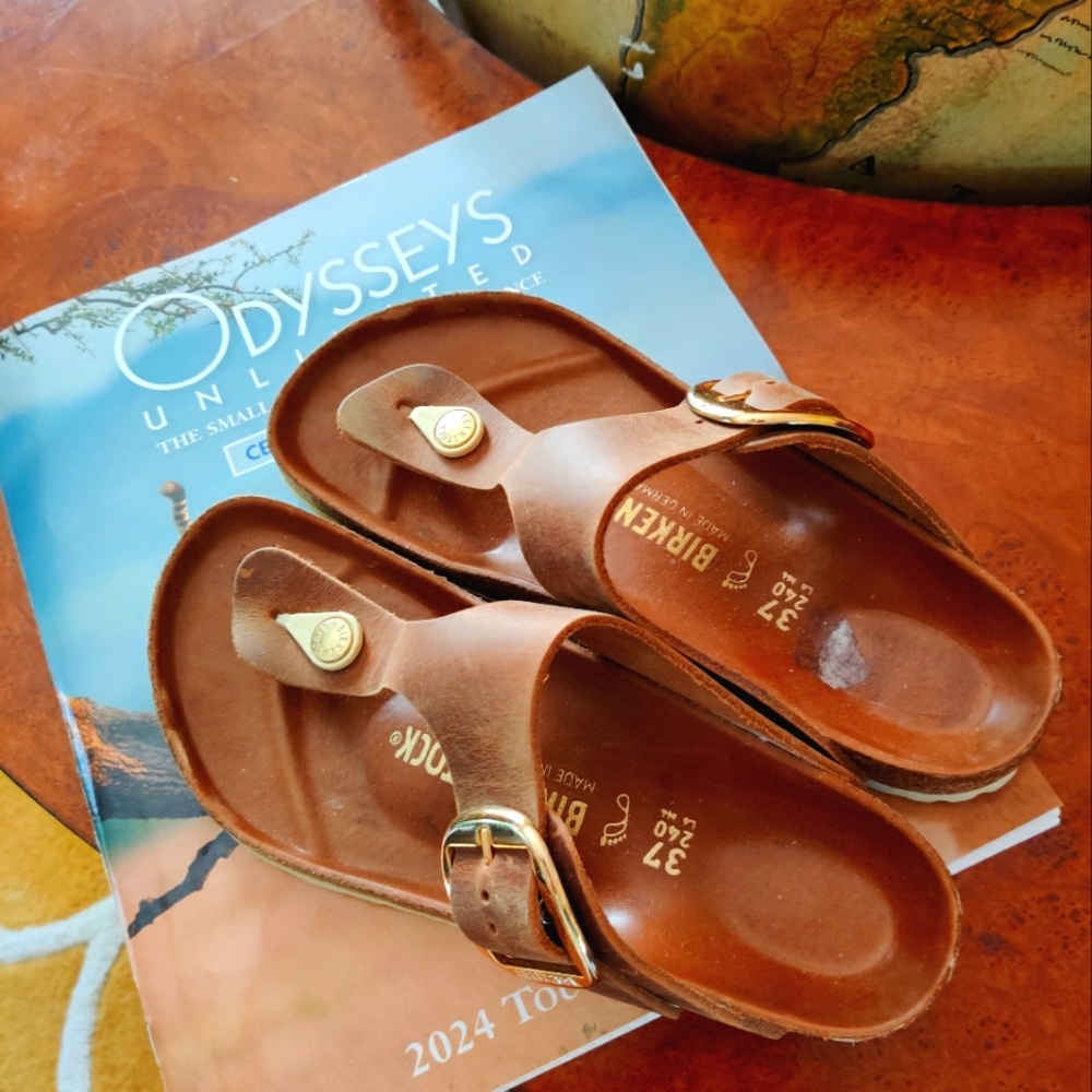 Birkenstock leather sandals
